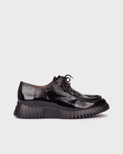 Wonders.com | Wallabee FLEXFLY 23 Negros A-4423 LACK/GAKIL