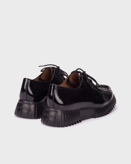 Wonders.com | Wallabee FLEXFLY 23 Negros A-4423 LACK/GAKIL