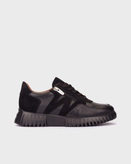 Wonders.com | Deportivas FLEXFLY 24 Negras A-4424 WILD/TREND