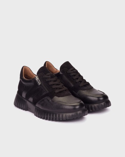 Wonders.com | Deportivas FLEXFLY 24 Negras A-4424 WILD/TREND