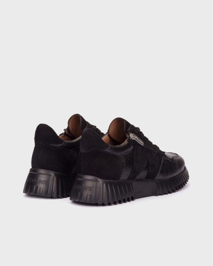 Wonders.com | Deportivas FLEXFLY 24 Negras A-4424 WILD/TREND