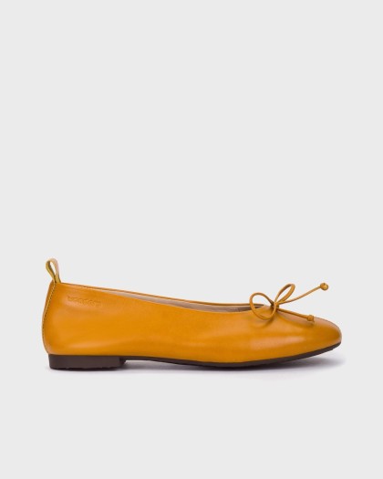Wonders.com | Bailarinas LULU 10 Mostaza A-4710 VELVET
