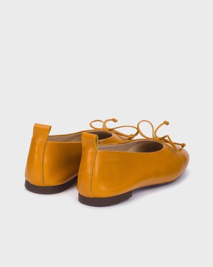 Wonders.com | Bailarinas LULU 10 Mostaza A-4710 VELVET