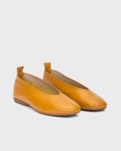 Wonders.com | Bailarinas PEPA 61 Mostaza A-8661 VELVET