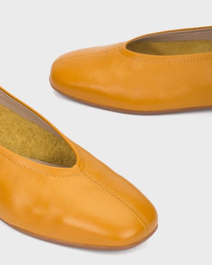Wonders.com | Bailarinas PEPA 61 Mostaza A-8661 VELVET