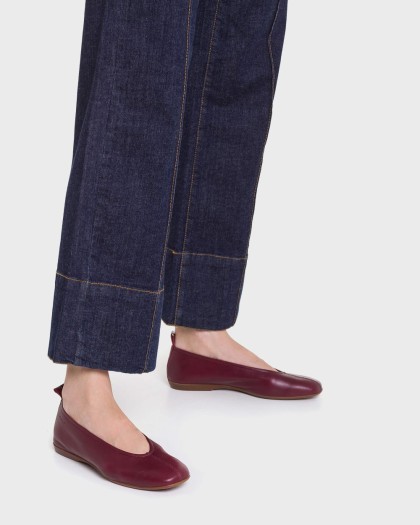 Wonders.com | Burgundy PEPA 61 Ballerina A-8661 VELVET