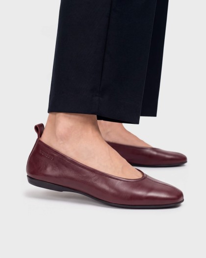 Wonders.com | Burgundy PEPA 61 Ballerina A-8661 VELVET