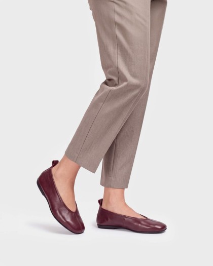 Wonders.com | Burgundy PEPA 61 Ballerina A-8661 VELVET