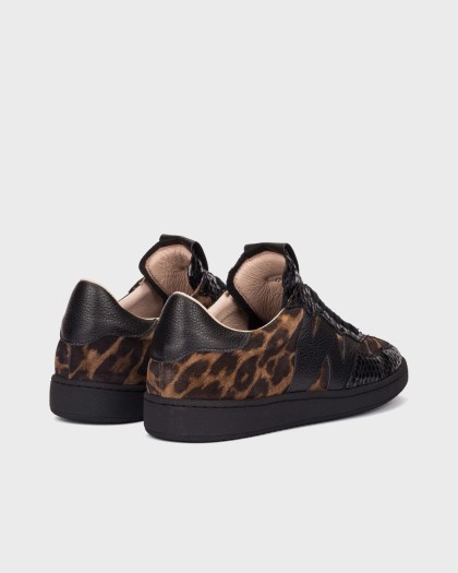 Wonders.com | Deportivas NUBIA 01 Animal Print AP-2010 COMB.PNEGR