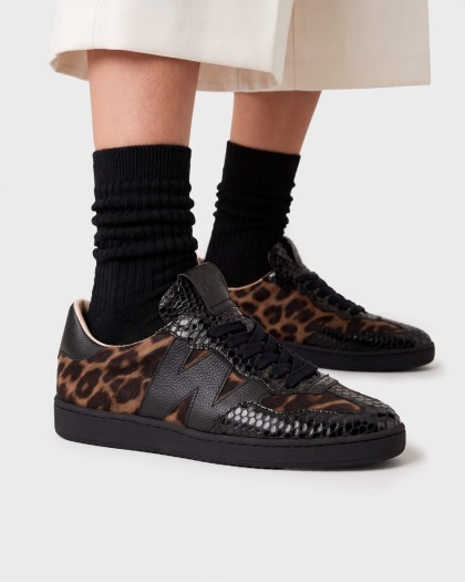 Wonders.com | Deportivas NUBIA 01 Animal Print AP-2010 COMB.PNEGR