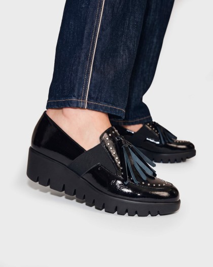 Wonders.com | Mocasines FLY 361 Negros C-33361 LACK