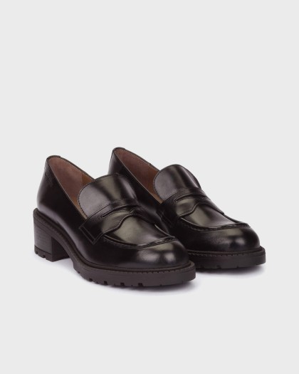 Wonders.com | Mocasines EVOCLUB 40 Negros D-1440 OREGONLUX