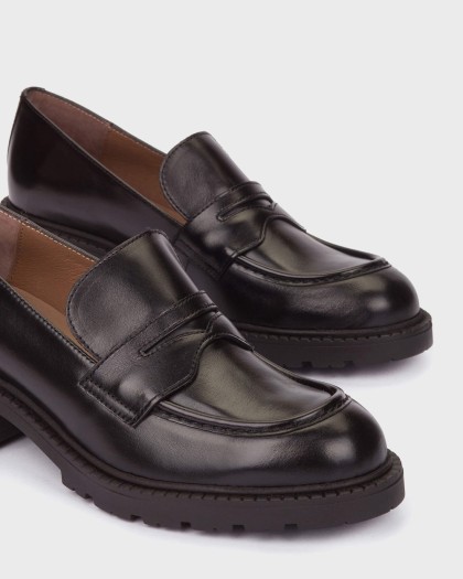 Wonders.com | Mocasines EVOCLUB 40 Negros D-1440 OREGONLUX
